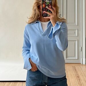 Djerf Avenue Getaway Top Blue S